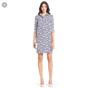 Diane Von Furstenburg Taffy Shirt Dress